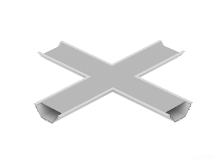 Соединительный элемент 100/40 IN (X/RAL9003)