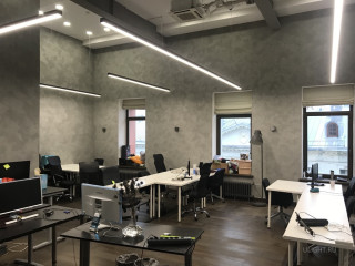 Проект освещения: Офис компании Москапстрой