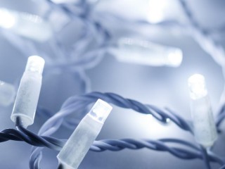 Светодиодная гирлянда ARD-STRING-CLASSIC-10000-WHITE-100LED-FLASH WHITE (230V, 7W) (Ardecoled, IP65)