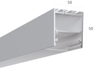Профиль HOKASU S50 ral9003 LT70 (с экраном) — 2500мм