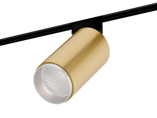 Трековый светильник HOKASU Tube Zoom TR4 (85-160/gold – 30w/4090/12-50deg)