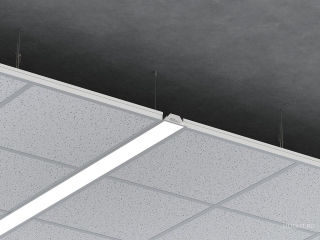 Анодированный/крашенный алюминиевый профиль для изготовления встраиваемых линейных светильников.
Габариты 100(114)х40х2500мм