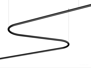Направляющая HOKASU PL12 (RAL9005/1000mm)