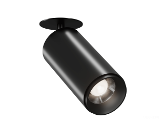 Встраиваемый светильник HOKASU Tube IN Zoom (85-160/ral9005 – 20w/2790/12-50deg)