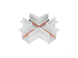 Соединительный элемент HOKASU OneLine Edgeless (X/RAL9003)