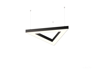 Светильник Треугольник S50 (RAL9005/3x398/LT70 — 4K/26W)