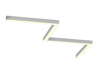 Светильник HOKASU Z 35/40 (RAL9003/4x650mm-90/LT70 — 3K/54W)