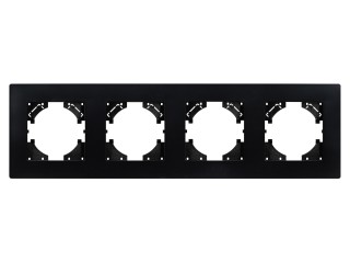 Рамка пластиковая FRM-PERIO-PL-4-BK (Arlight, -)