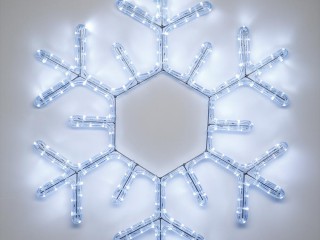 Фигура ARD-SNOWFLAKE-M5-600x600-216LED White (230V, 15W) (Ardecoled, IP65)
