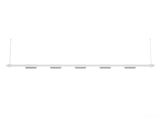 Подвесной светильник HOKASU PL11 (RAL9003/2500mm – 190mm/4K/17.5W/40deg)