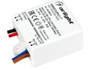 Блок питания ARJ-KE42350-MINI (15W, 350mA, PFC) (Arlight, IP20 Пластик, 5 лет)