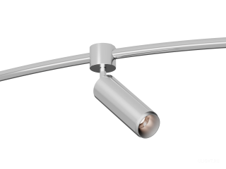 Светильник HOKASU PL12 Tube Zoom (SILVER/D55/160mm — 4K/10W/12-55deg)
