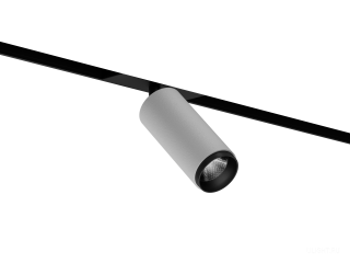 Светильник HOKASU OneLine Tube Zoom (RAL9003+B/D55/120mm — 5K/10W/12-50deg)