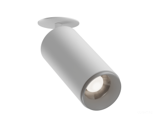 Встраиваемый светильник HOKASU Tube IN Zoom (85-160/ral9003 – 20w/2790/12-50deg)