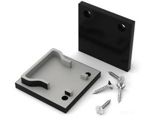 Заглушка SL-LINE-2011M SQUARE BLACK глухая (Arlight, Пластик)