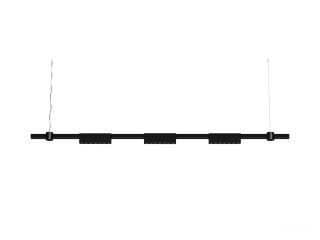 Подвесной светильник HOKASU PL11 (RAL9005/1500mm – 190mm/4K/10.5W/40deg)