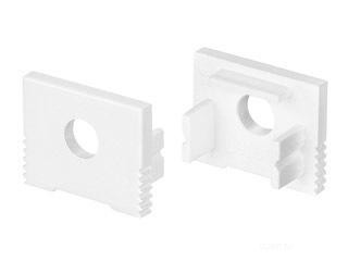 Заглушка SL-SLIM-H13M WHITE с отверстием (Arlight, Пластик)