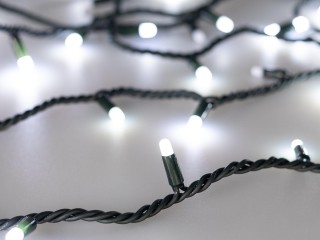 Светодиодная гирлянда ARD-STRING-PRO-1000-GREEN-100LED-MILK-PULSE White (230V, 7W) (Ardecoled, IP65)