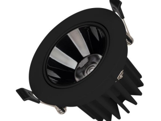 Светильник MS-FORECAST-BUILT-TURN-R102-12W Warm3000 (BK-BK, 32 deg, 230V) (Arlight, IP20 Металл, 5 лет)