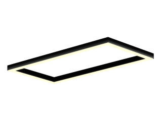 Светильник HOKASU Frame 35/40 (RAL9005/1219x617mm/LT70 — 3K/78W)