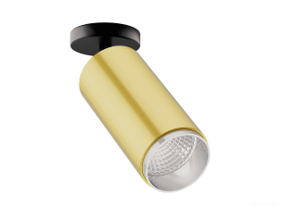 Накладной светильник HOKASU Tube ON Zoom (85-160/gold – 20w/4090/12-50deg)