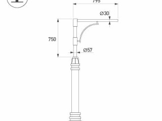 Кронштейн OXOR-SB1-1 BLACK (Arlight, Сталь)