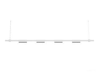Подвесной светильник HOKASU PL11 (RAL9003/2000mm – 190mm/4K/14W/40deg)