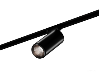 Трековый светильник HOKASU Tube Zoom TR2 (85-160/ral9005 – 20w/3090/12-50deg)