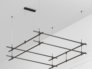 Основание ART-APRIORI-QUADRAT-2-HANG-2000x2000 (BK) (Arlight, IP20 Металл, 3 года)