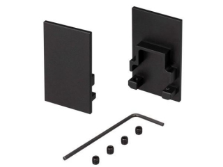 Заглушка SL-COMFORT-2542 BLACK глухая (Arlight, Металл)