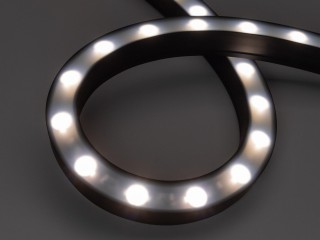 Грейзер DMX THOR-3D-F24-25x27mm 24V RGBW-Day4000 (24 W/m, IP65, 1m, wire x2) (Arlight, Силикон)