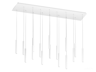 Подвесной светильник HOKASU Tube Cascade+ (40-/ral9003 – 112w/4090/15deg)