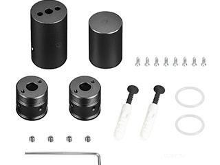 Крепление MOONLIGHT-VT-CEILING-D18 Black (Arlight, Металл)