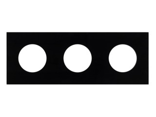 Рамка стеклянная FRM-GLARE-GC-3-BK (Arlight, -)