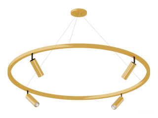 Подвесной светильник HOKASU PL1 (GOLD/1250mm— 3K/40W/38deg)