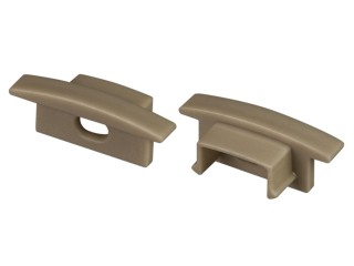 Заглушка LINE-2308-F OLIVE GREY с отверстием (Arlight, Пластик)