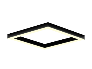 Светильник HOKASU Frame 35/40 (RAL9005/617x617mm/LT70 — 3K/52W)
