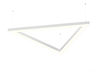Светильник Треугольник S50 (RAL9003/3x811/LT70 — 4K/52W)