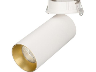 Светильник SP-POLO-BUILT-R65-8W White5000 (WH-GD, 40 deg) (Arlight, IP20 Металл, 3 года)