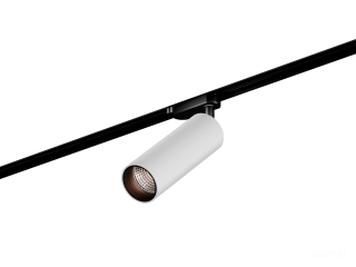 Трековый светильник HOKASU Tube TR2 (55-120/ral9003 – 10w/4090/38deg)