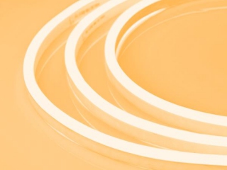 Гибкий неон ARL-NEON-1608PH-SIDE 24V Amber (Arlight, 8 Вт/м, IP65)