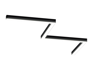 Светильник HOKASU Z 35/40 (RAL9005/4x650mm-90/LT70 — 4K/54W)