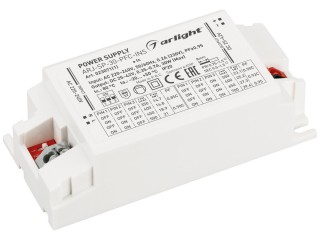 Блок питания ARJ-SP-30-PFC-INS (30W, 25-42V, 0.35-0.7A) (Arlight, IP20 Пластик, 5 лет)
