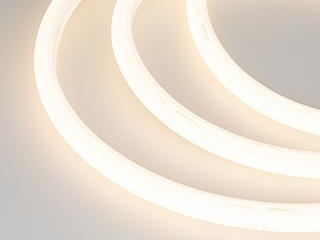 Образец Гибкий неон ARL-MOONLIGHT-1516-DOME 24V Warm (Arlight, 11 Вт/м, IP67)