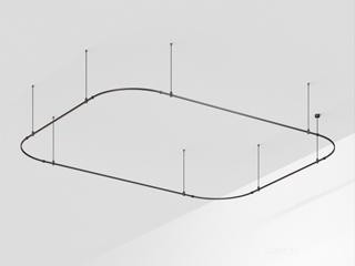 Основание ART-APRIORI-RECTANGLE-SOFT-ROD-800-4500x3500 (BK) (Arlight, IP20 Металл, 3 года)