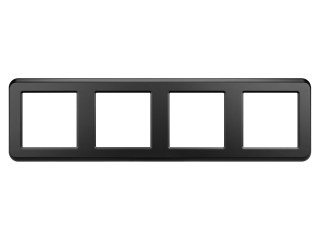 Рамка пластиковая FRM-VERSA-PL-4-BK (Arlight, -)