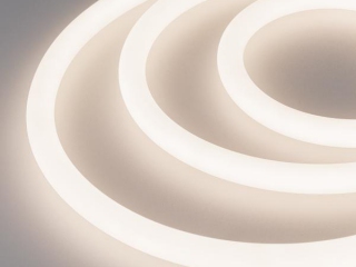 Герметичная лента MOONLIGHT-5000S-ROUND-2835-336-24V Day (18х18mm, 16W, IP65) (Arlight, Прямой вывод кабеля)