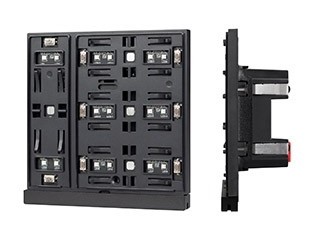 INTELLIGENT ARLIGHT Механизм панели KNX-304-22-IN Black (Bus) (IARL, IP20 Пластик, 2 года)