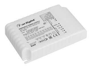 Блок питания ARJ-SP-60-PFC-DALI2-PD (60W, 9-71V, 0.35 -1.05A) (Arlight, IP20 Пластик, 5 лет)