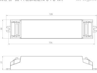 Блок питания ARJ-SP-36-PFC-WR (36W, 3-50V, 0.15-0.9A) (Arlight, IP20 Пластик, 5 лет)